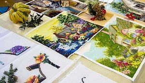 Výstava rukodělných prací prosinec 2017